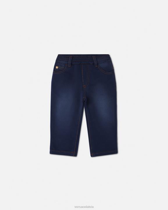 zils apģērbs Versace 806B1855 bērniem medusa baby džinsi