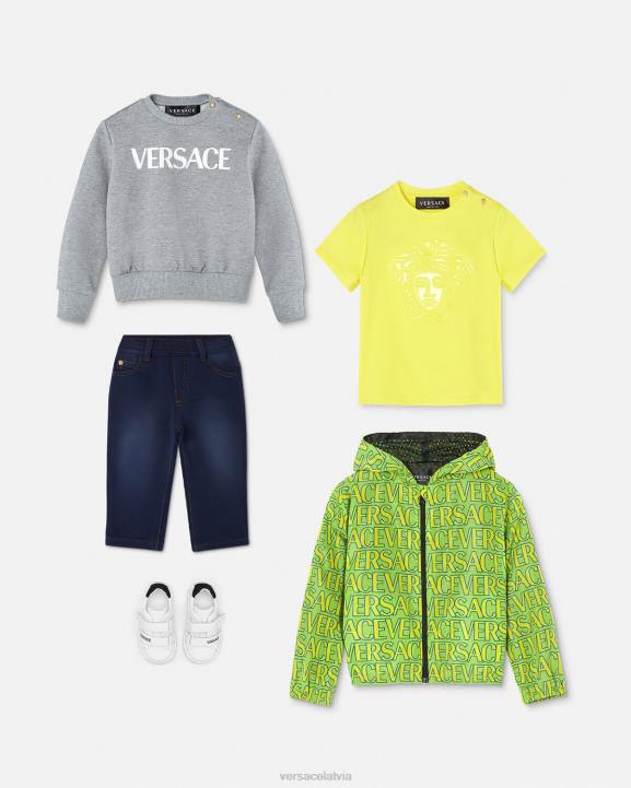 zils apģērbs Versace 806B1855 bērniem medusa baby džinsi