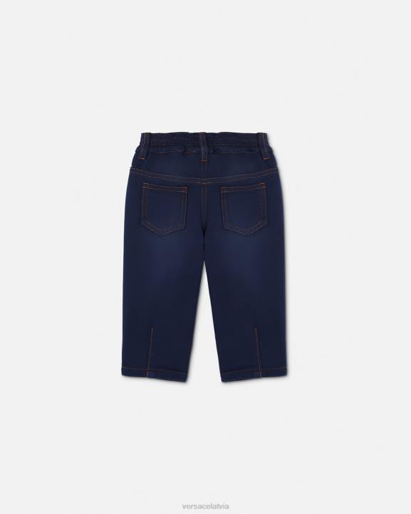 zils apģērbs Versace 806B1855 bērniem medusa baby džinsi