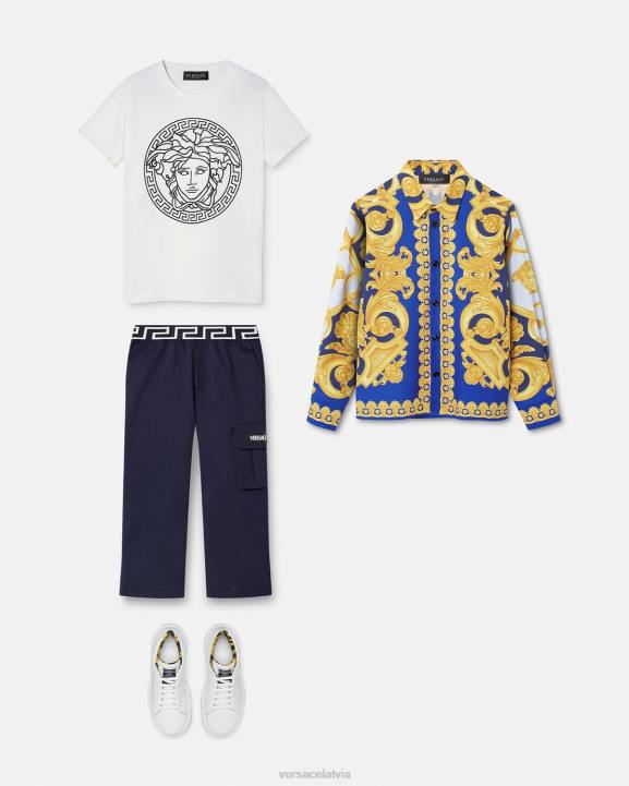 zils apģērbs Versace 806B2101 bērniem grieķu bikses