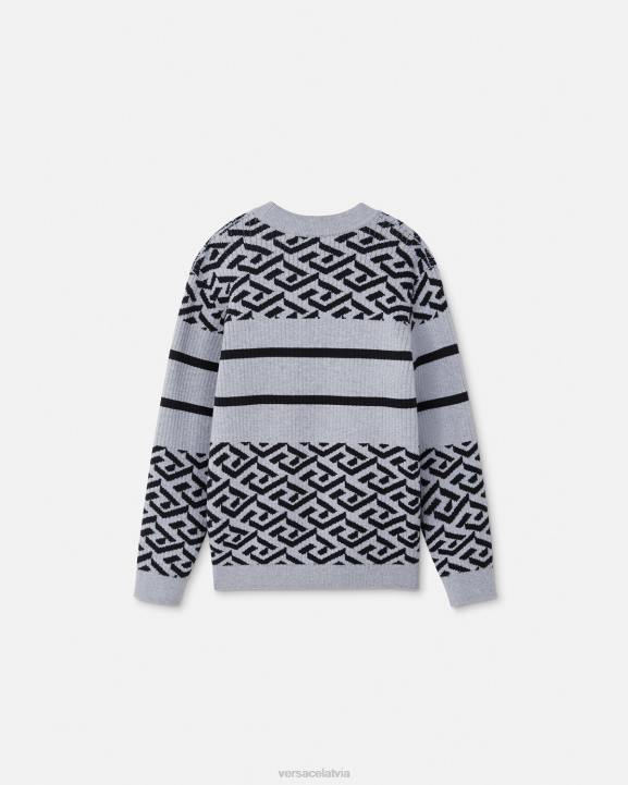 pelēks apģērbs Versace 806B1994 bērniem medusa la greca džemperis