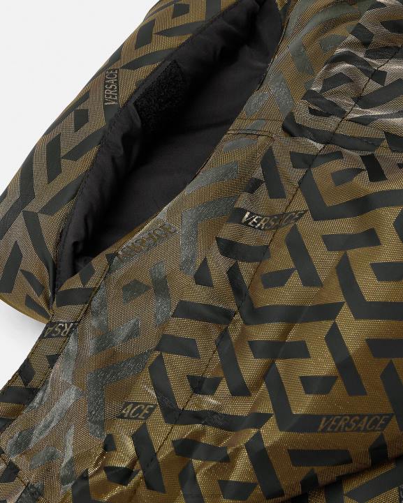 melns apģērbs Versace 806B2117 bērniem la greca puffer veste