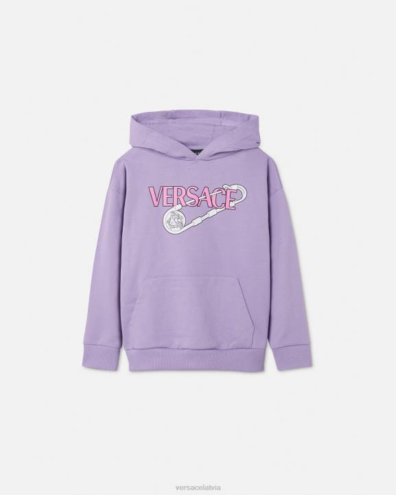 ceriņi apģērbs Versace 806B2009 bērniem drošības adatas kapuci