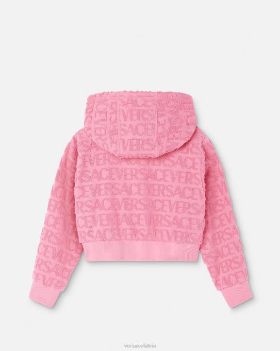 rozā apģērbs Versace 806B1948 bērniem Visa dvieļu kapuce