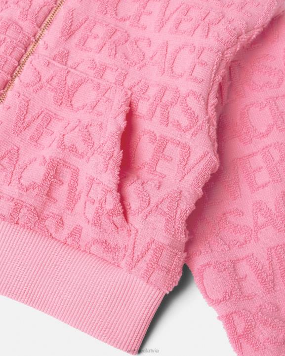 rozā apģērbs Versace 806B1948 bērniem Visa dvieļu kapuce