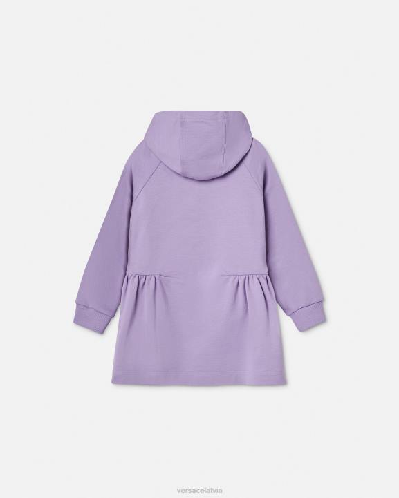 ceriņi apģērbs Versace 806B2013 bērniem džempera kleita ar logotipu