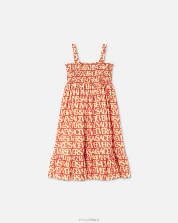 drukāt apģērbs Versace 806B1950 bērniem viscaur kleita