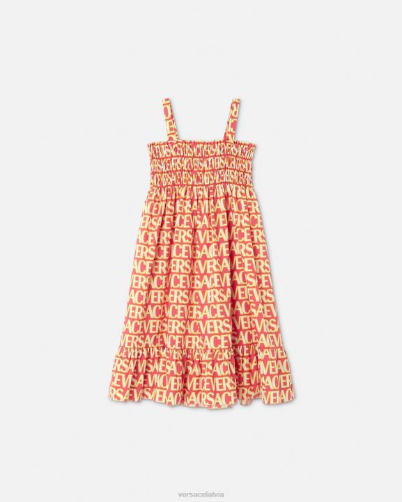 drukāt apģērbs Versace 806B1950 bērniem viscaur kleita