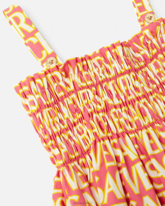 drukāt apģērbs Versace 806B1950 bērniem viscaur kleita