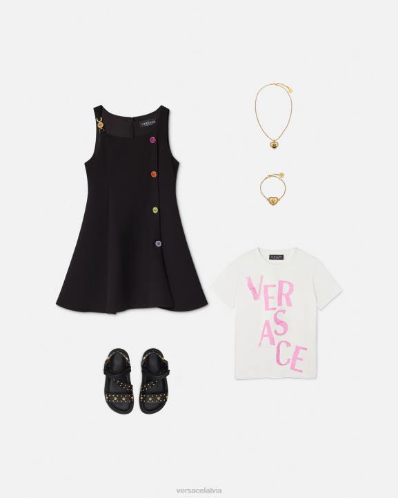 melns apģērbs Versace 806B2000 bērniem medūzas kleita