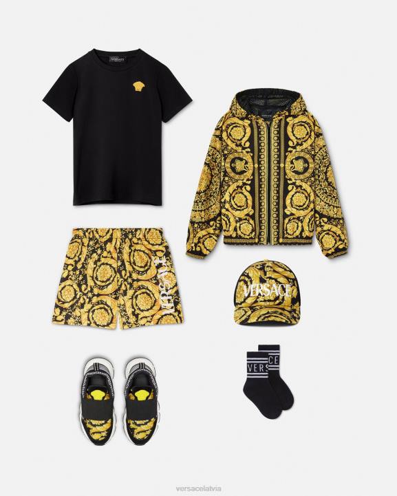 drukāt apģērbs Versace 806B2096 bērniem ar logotipu barocco peldšorti