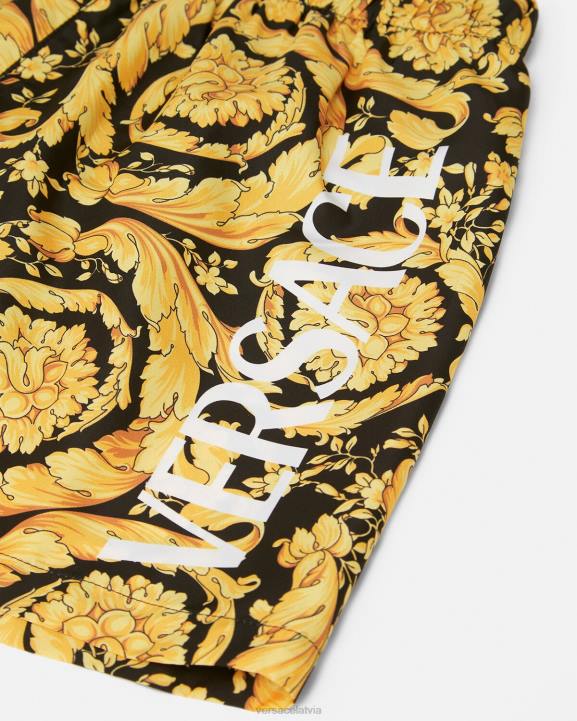 drukāt apģērbs Versace 806B2096 bērniem ar logotipu barocco peldšorti