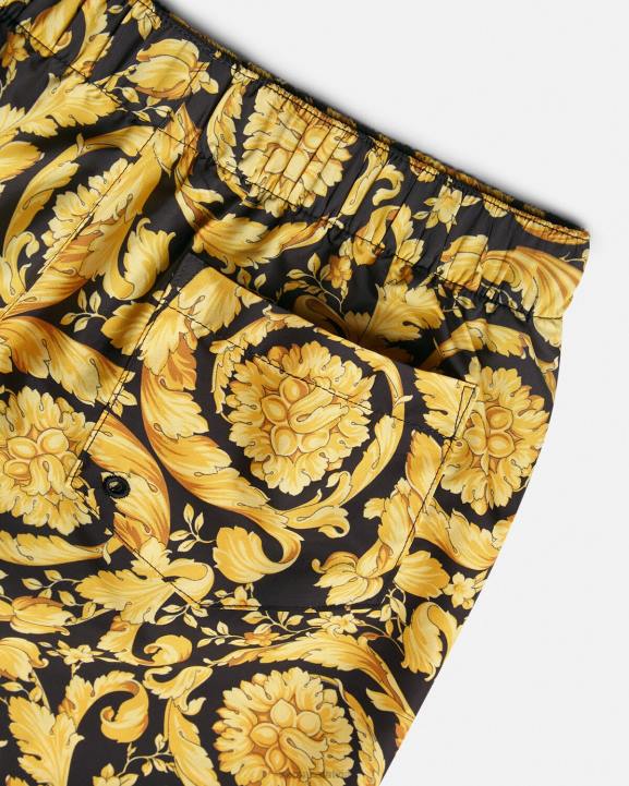 drukāt apģērbs Versace 806B2097 bērniem peldšorti ar baroko apdruku