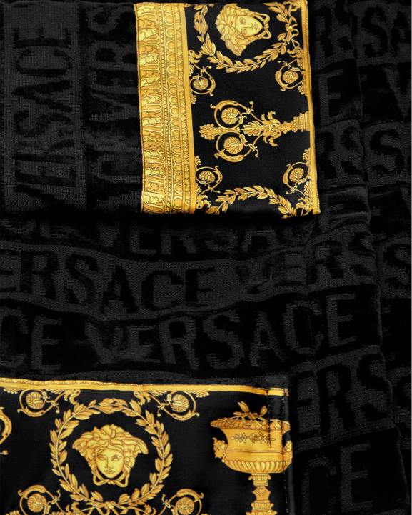 melns apģērbs Versace 806B2062 bērniem viss peldmētelis