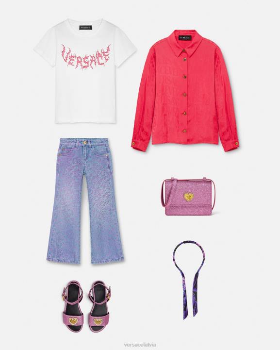 rozā apģērbs Versace 806B1976 bērniem vispusīgs krekls