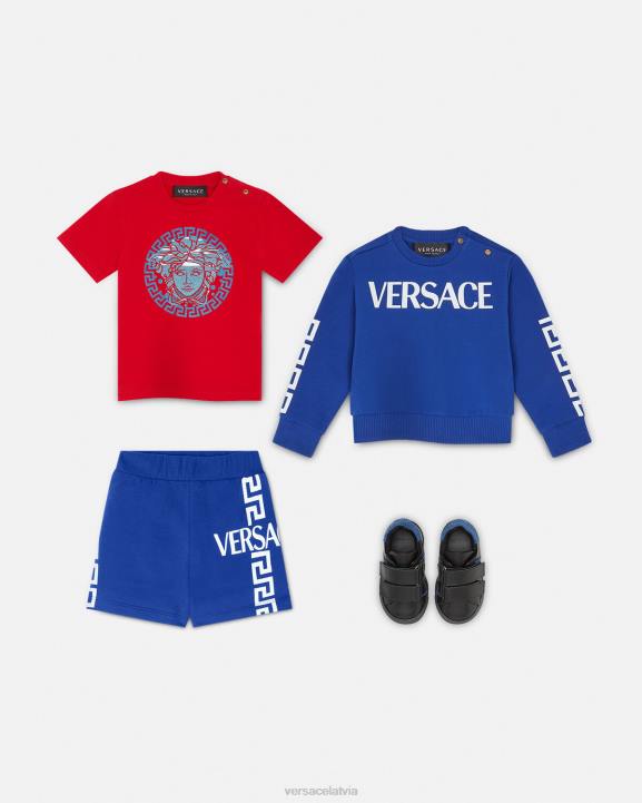 zils apģērbs Versace 806B1889 bērniem greca logo bērnu šorti