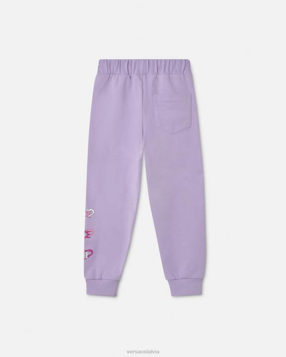 ceriņi apģērbs Versace 806B2019 bērniem drošības adatas sporta bikses