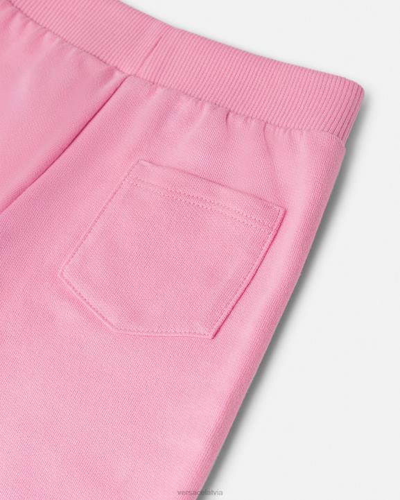 rozā apģērbs Versace 806B1917 bērniem drošības adatas bērnu treniņbikses