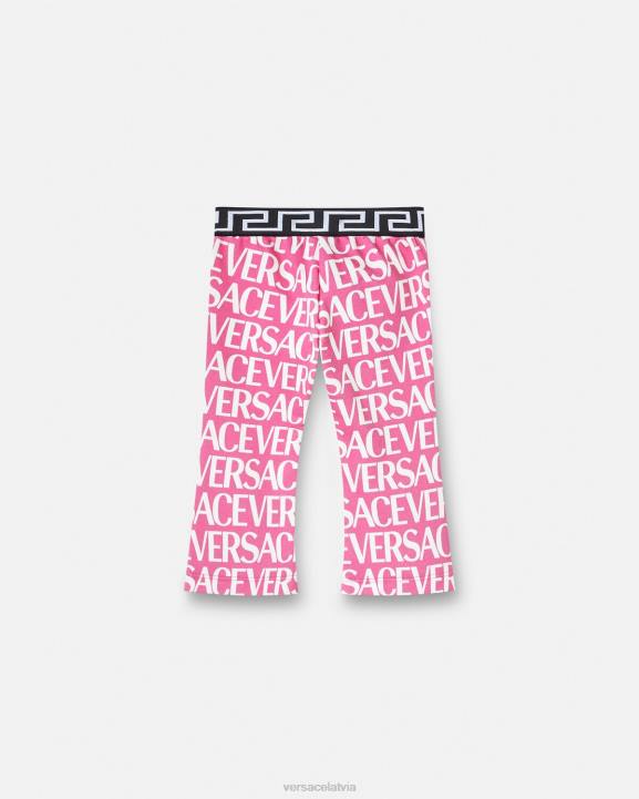 rozā un apdruka apģērbs Versace 806B1873 bērniem visas bērnu treniņbikses