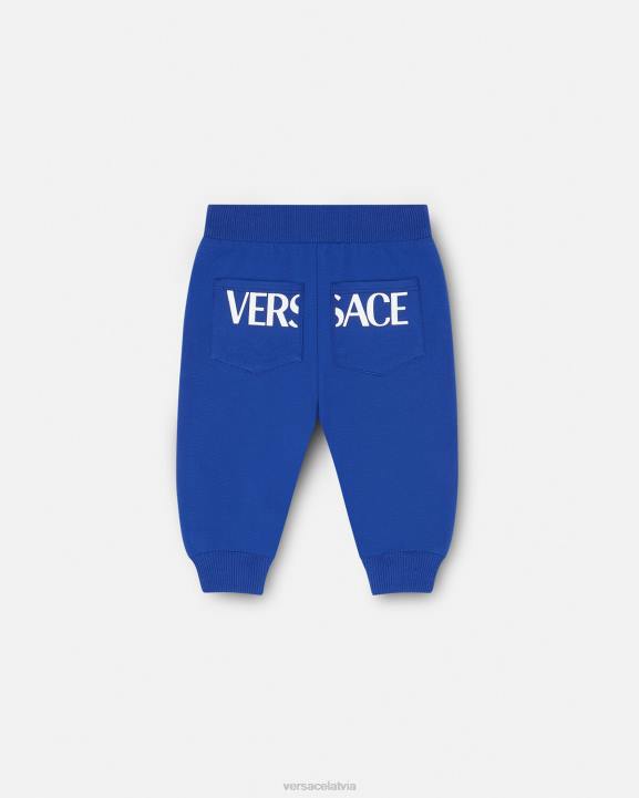 zils apģērbs Versace 806B1890 bērniem greca bērnu treniņbikses