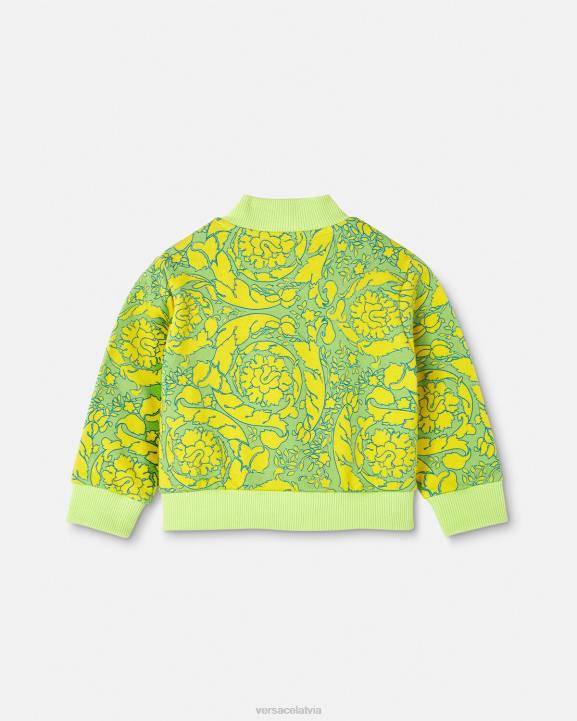 drukāt apģērbs Versace 806B1880 bērniem baroka silueta bērnu sporta krekls