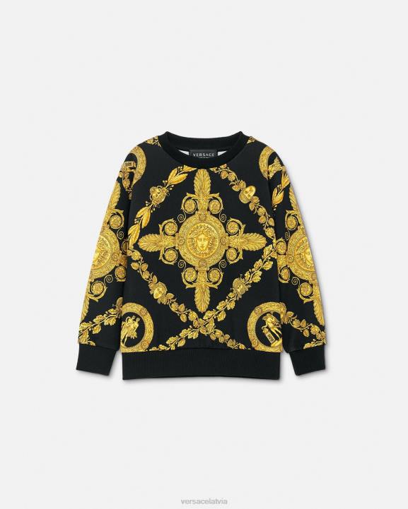 drukāt apģērbs Versace 806B2125 bērniem maschera baroka sporta krekls