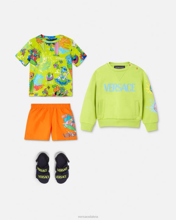 laims apģērbs Versace 806B1929 bērniem medusa sunnies bērnu sporta krekls
