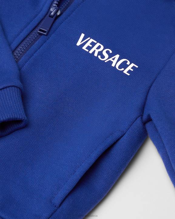 zile apģērbs Versace 806B1923 bērniem bērnu sporta krekls ar universitātes logotipu