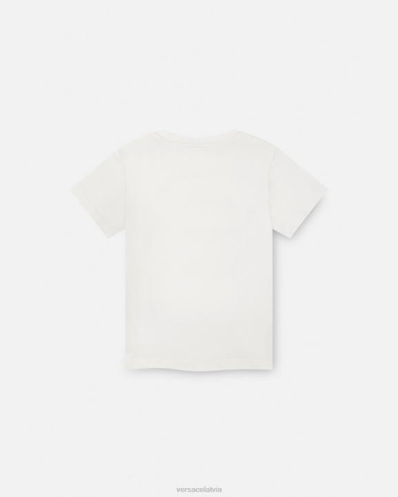 balts apģērbs Versace 806B1964 bērniem kristāla medūzas t-krekls