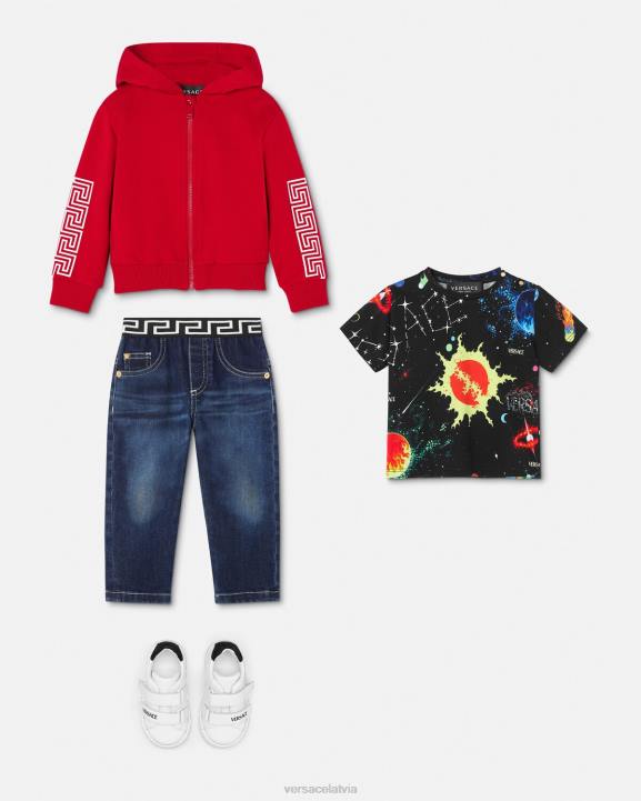 drukāt apģērbs Versace 806B1882 bērniem galaxy baby t-krekls