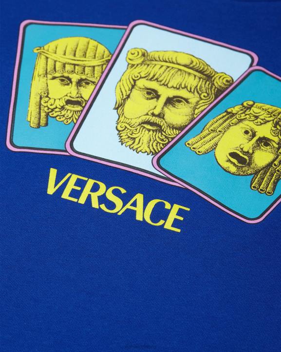 zils apģērbs Versace 806B2121 bērniem le maschere t-krekls
