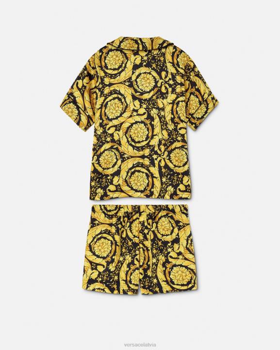 drukāt apģērbs Versace 806B1989 bērniem barocco pidžamu komplekts