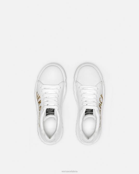 drukāt kurpes Versace 806B2027 bērniem gliemežvāku baroka greca kedas