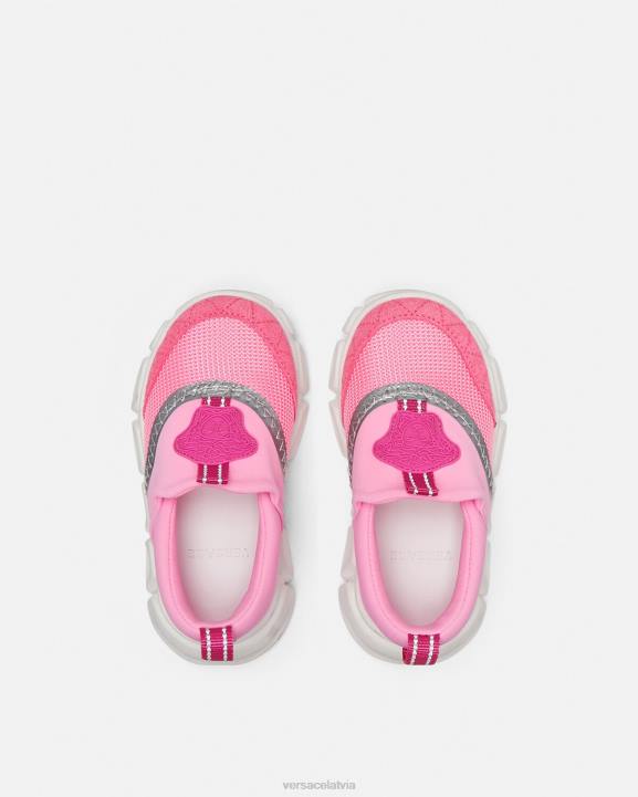 rozā kurpes Versace 806B1878 bērniem medusa bērnu kedas