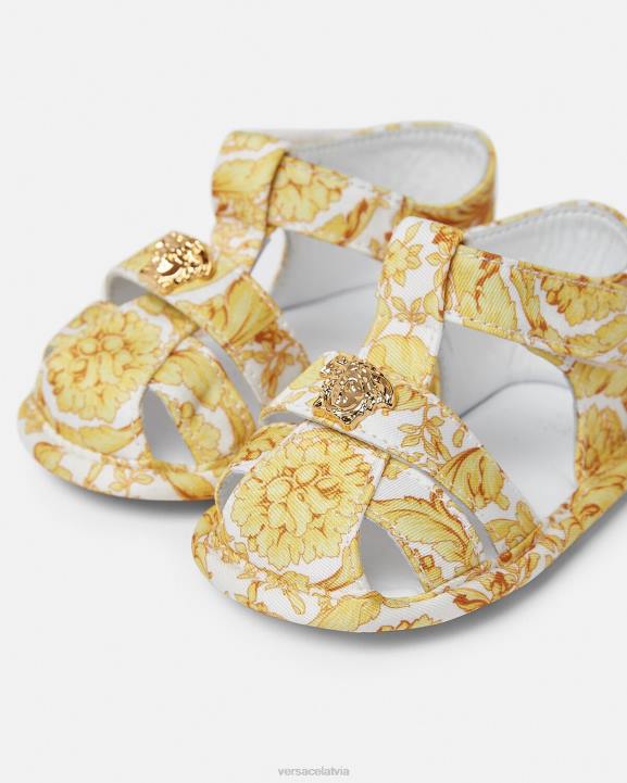 drukāt kurpes Versace 806B1841 bērniem barocco bērnu sandales