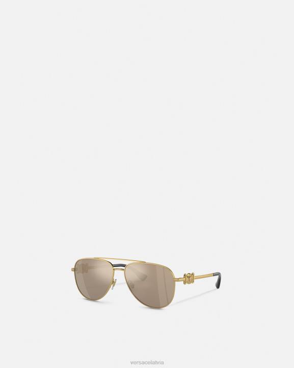 onul Piederumi Versace 806B2139 bērniem medusa aviator saulesbrilles