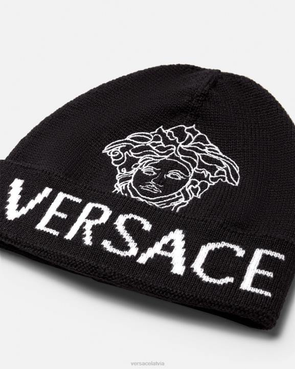 melns Piederumi Versace 806B2078 bērniem medusa logo pupiņa