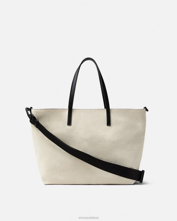 balts melns somas Versace 806B1850 bērniem logo mazuļa pārtinamo paklājiņa soma