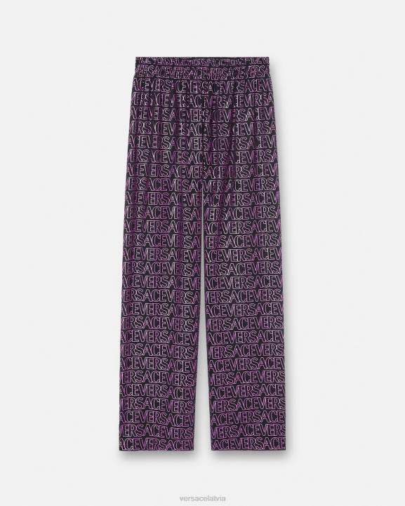 fuksija un apdruka apakšveļa un pludmales apģērbs Versace 806B1214 sievietes visas pareo bikses