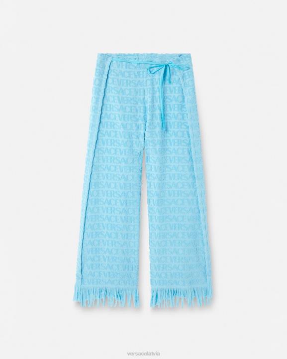 gaiši zils apakšveļa un pludmales apģērbs Versace 806B1188 sievietes visa veida dvieļu pareo bikses