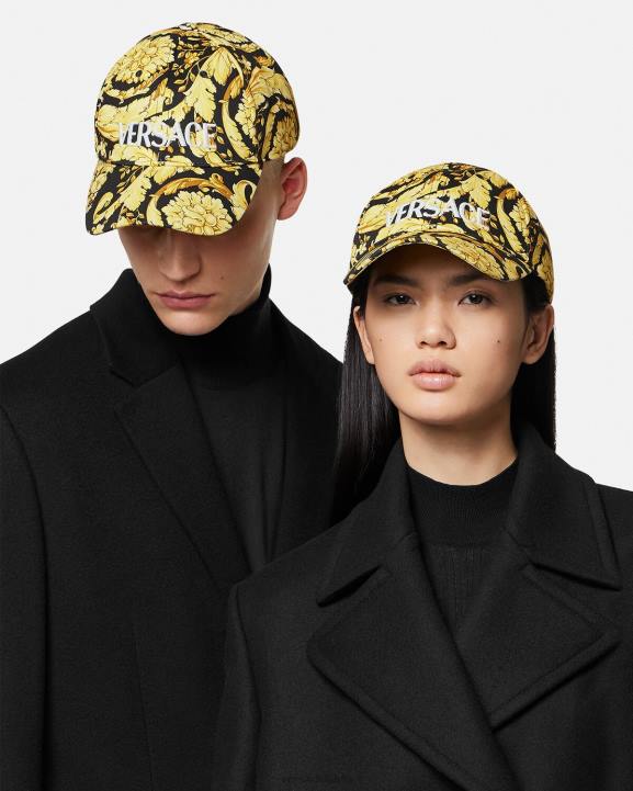 drukāt apakšveļa un pludmales apģērbs Versace 806B1209 sievietes barocco logo beisbola cepure