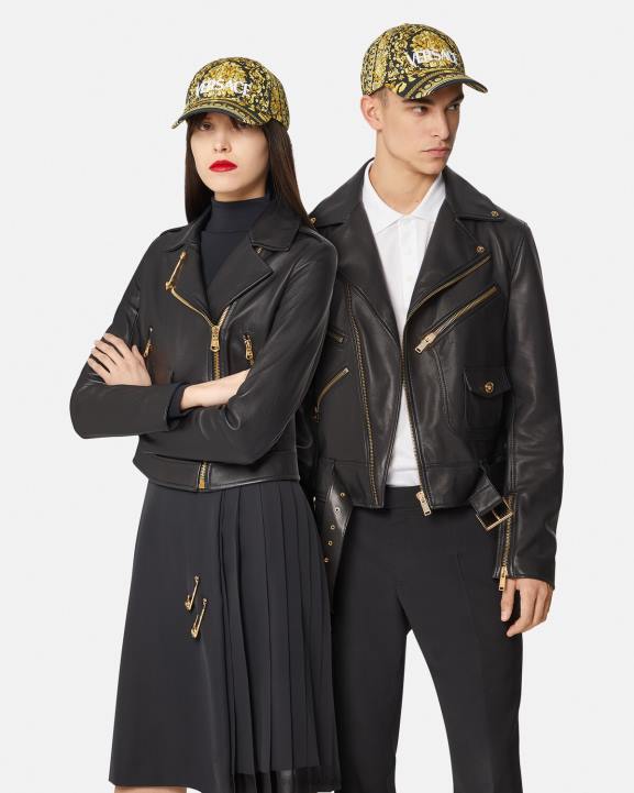 drukāt apakšveļa un pludmales apģērbs Versace 806B1209 sievietes barocco logo beisbola cepure