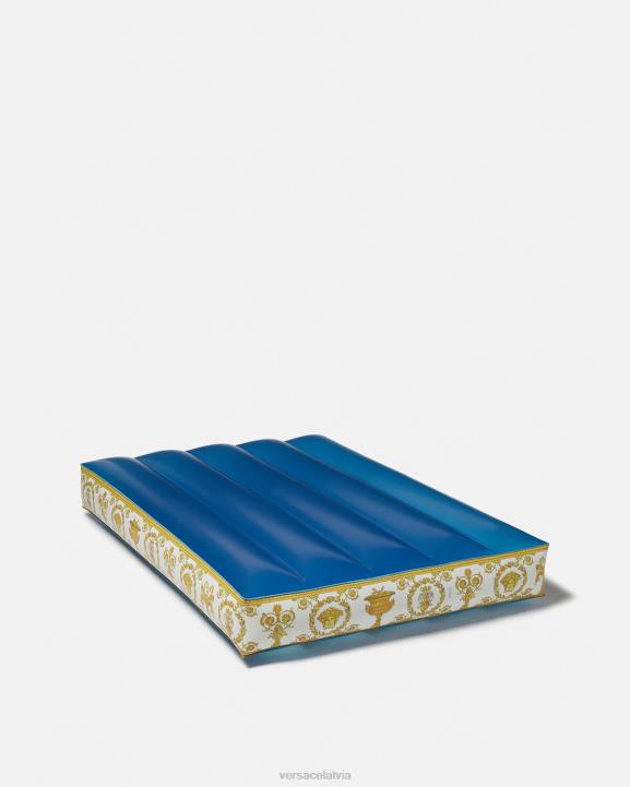 gaiši zils apakšveļa un pludmales apģērbs Versace 806B1213 sievietes crete de fleur peldmatracis
