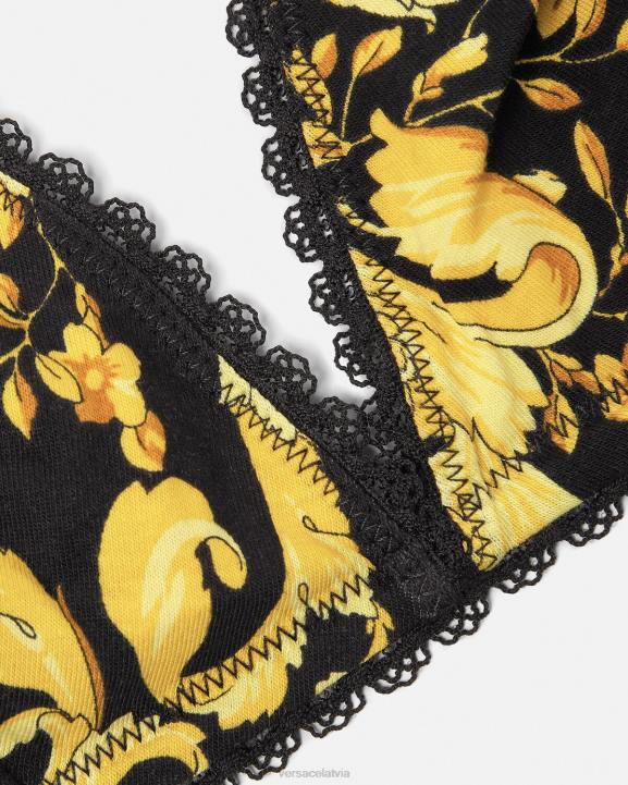 drukāt apakšveļa un pludmales apģērbs Versace 806B1034 sievietes baroka trīsstūra bralete