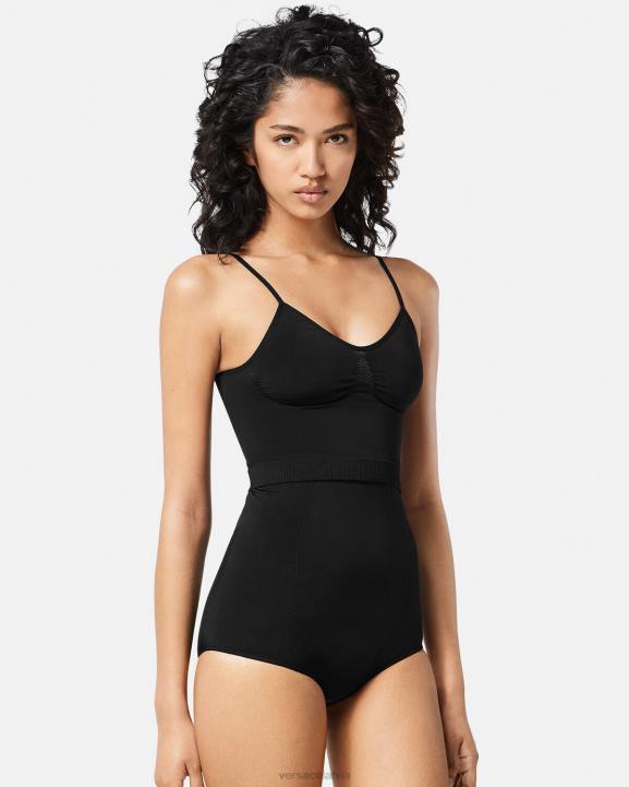 melns apakšveļa un pludmales apģērbs Versace 806B1062 sievietes medusa shapewear bralete