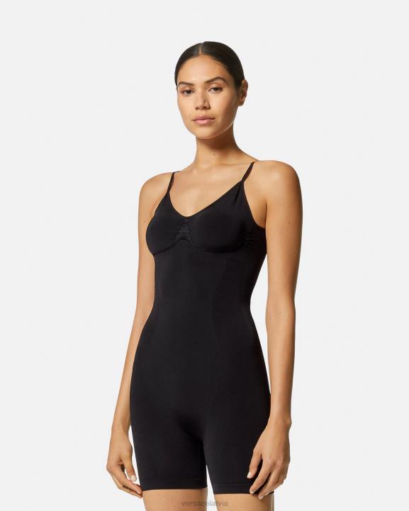 melns apakšveļa un pludmales apģērbs Versace 806B1064 sievietes medusa shapewear bodijs