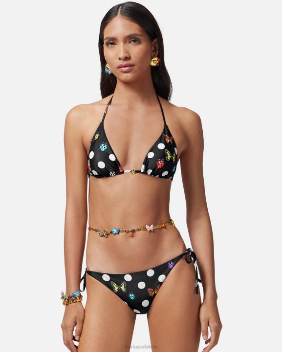 drukāt apakšveļa un pludmales apģērbs Versace 806B1114 sievietes tauriņu bikini tops