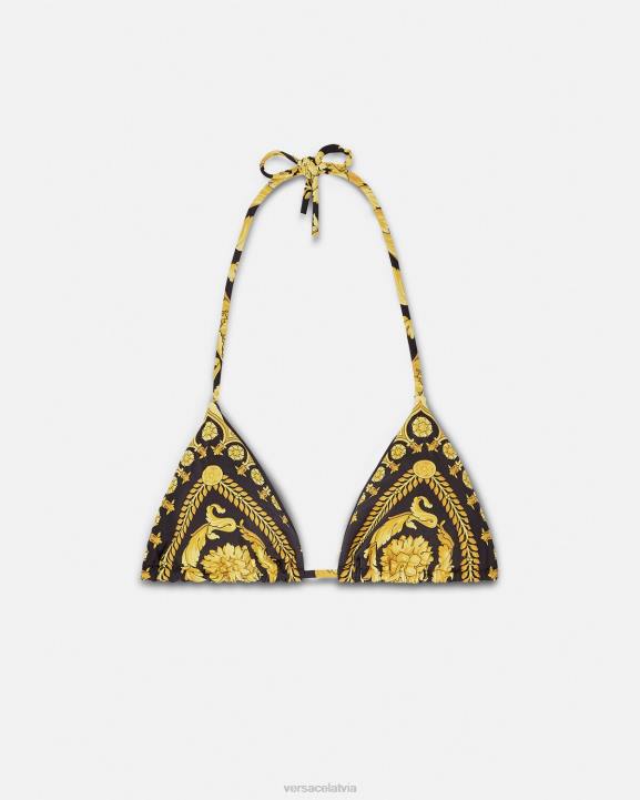 drukāt apakšveļa un pludmales apģērbs Versace 806B1138 sievietes baroka apdrukas bikini tops