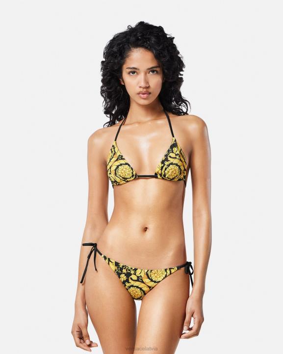 drukāt apakšveļa un pludmales apģērbs Versace 806B1139 sievietes barocco bikini tops