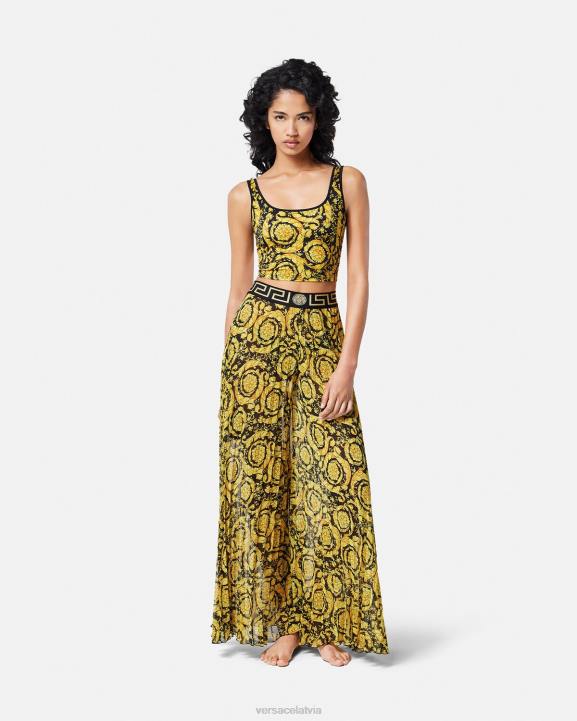 drukāt apakšveļa un pludmales apģērbs Versace 806B1172 sievietes barocco tankini tops